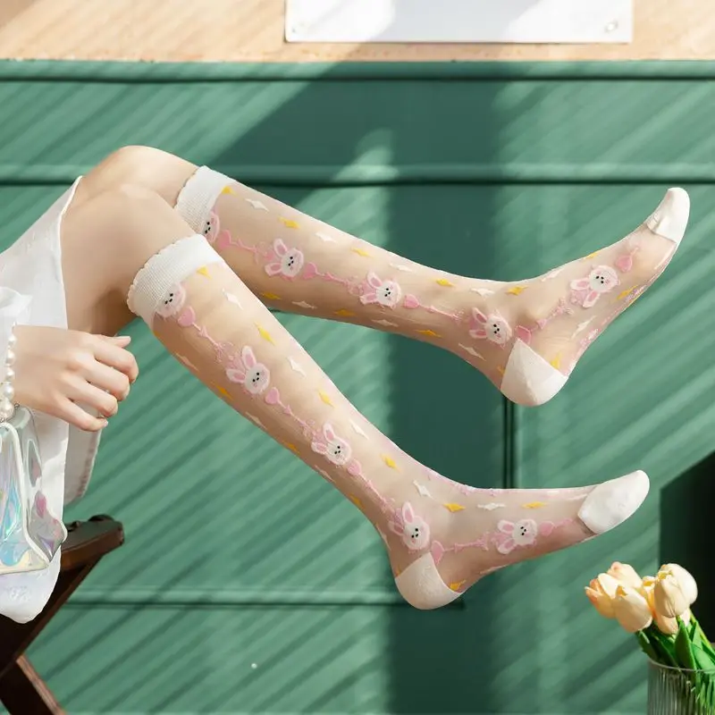 Crystal Mesh Fabric - Mùa Hè Mỏng Vớ Siêu Mỏng