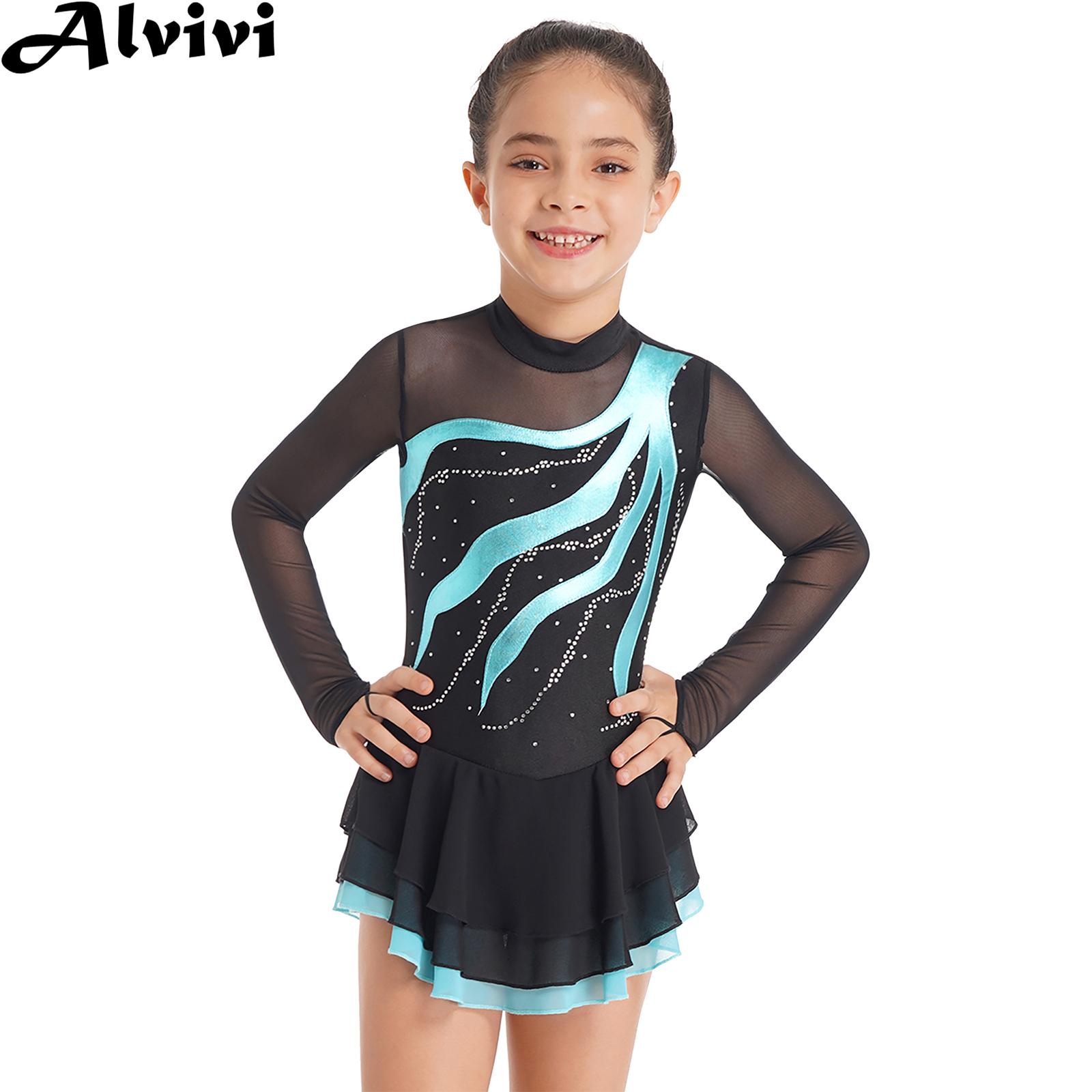 Rhinestone Banding Trim - Bé Gái Hình Trượt Băng Quần
