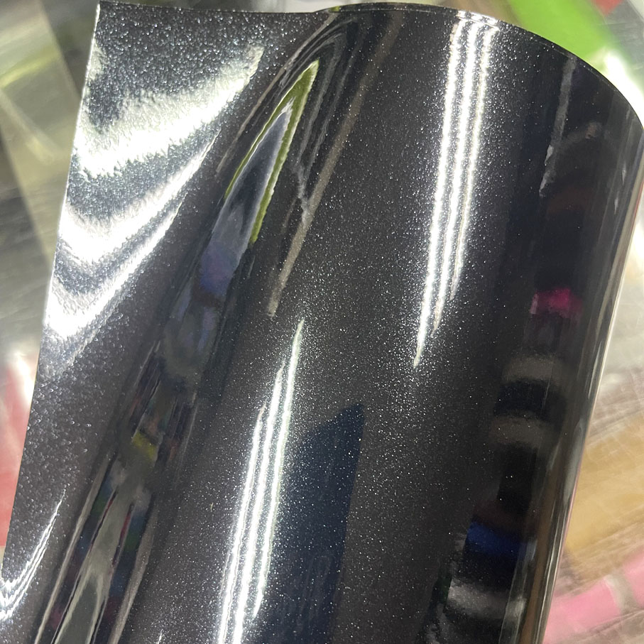 Glitter Vinyl Roll - 20/30/50CM*100/200CM Pearl Glossy Black White Glitter