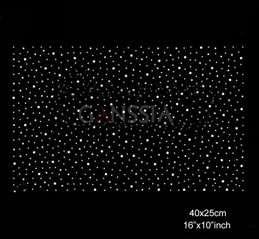 Hotfix Rhinestone Sheet - 4 Cái/lốc Thời Trang Ngôi Sao