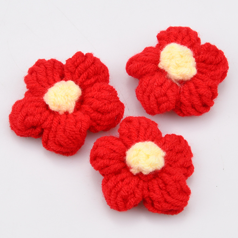 Handmade Crochet Five Petal Fl - đánh giá và giá Craft Embellishment