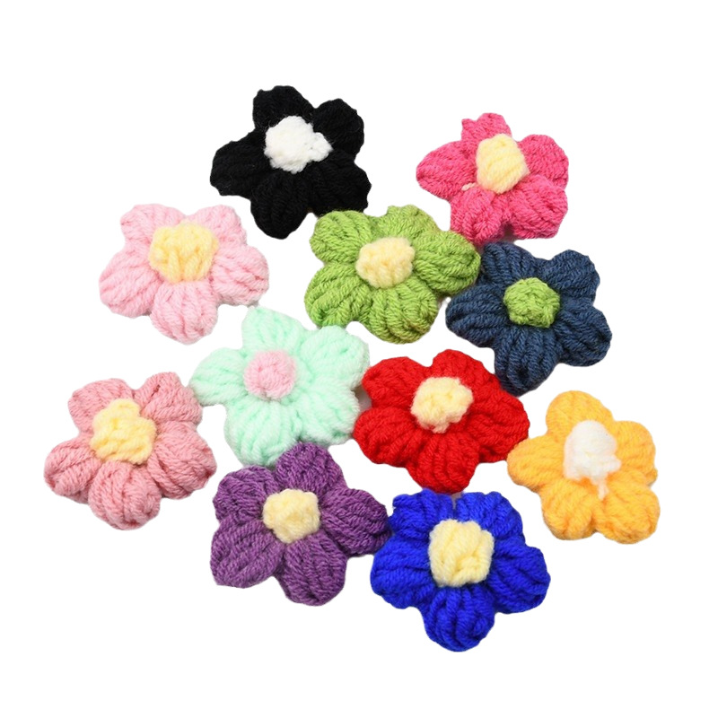 Handmade Crochet Five Petal Fl - đánh giá và giá Craft Embellishment