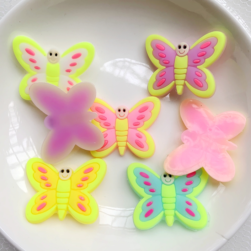 10pcs Cute Large butterfly PVC - đánh giá và giá Embellishment Glue Craft