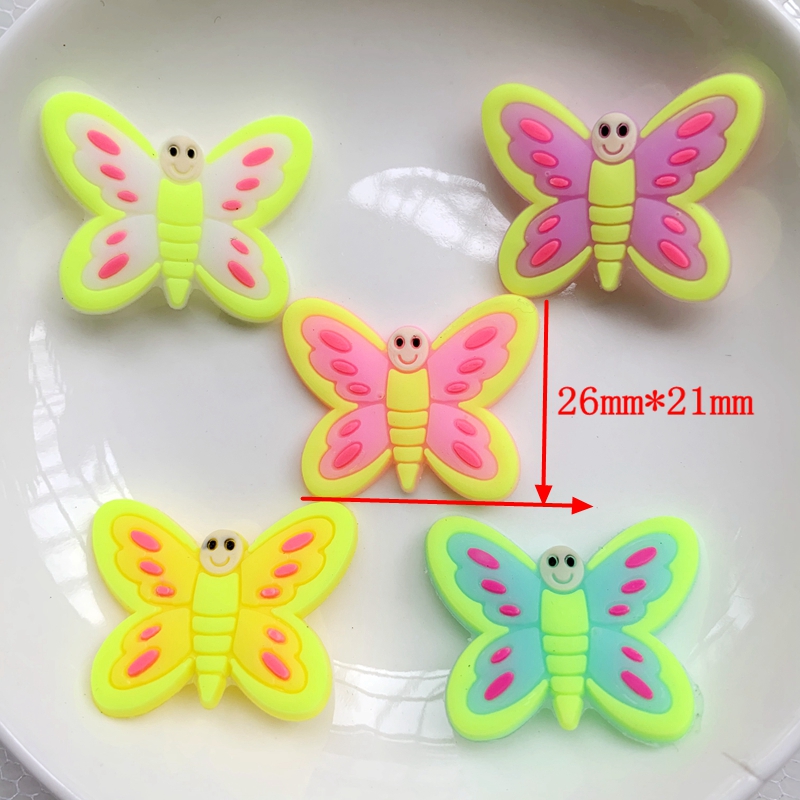 10pcs Cute Large butterfly PVC - đánh giá và giá Embellishment Glue Craft