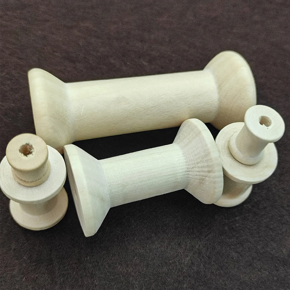 10/5Pcs Mini Wooden Bobbins Em - đánh giá và giá Organza Ribbon Spool