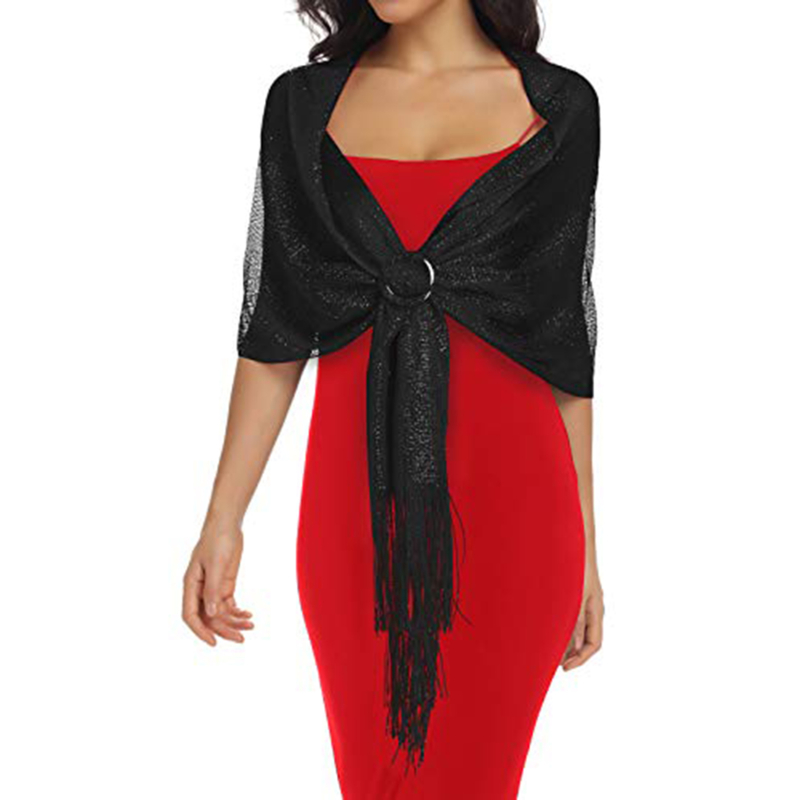 Women Shiny Gold Silver Sunscr - đánh giá và giá Tassel Fringe Trim