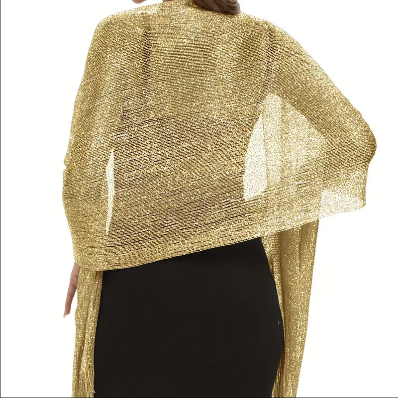 Women Shiny Gold Silver Sunscr - đánh giá và giá Tassel Fringe Trim