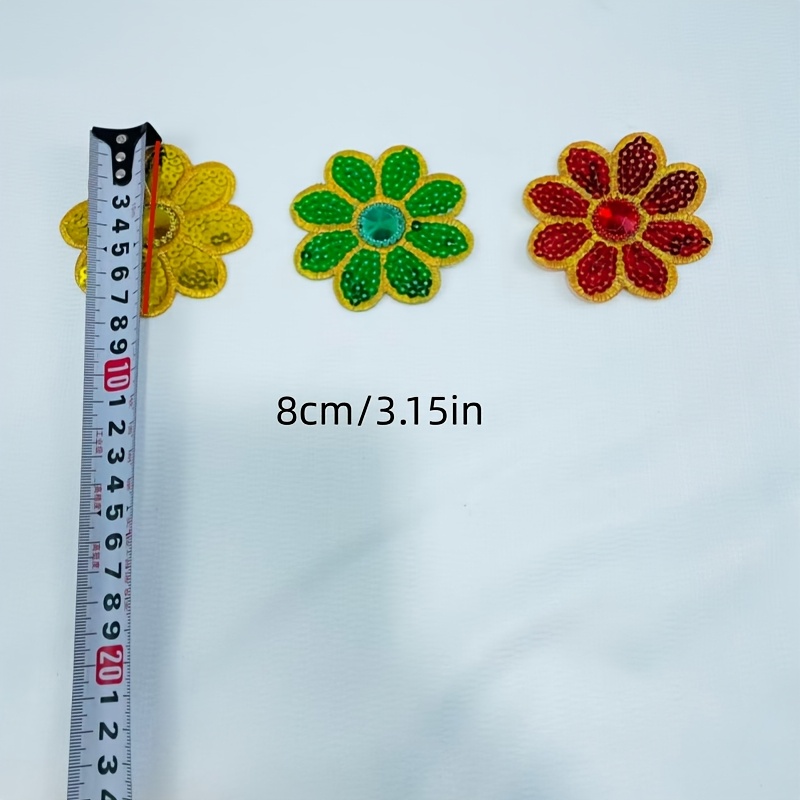 10Pcs Flower Sequined Applique - đánh giá và giá Applique Patch Flower