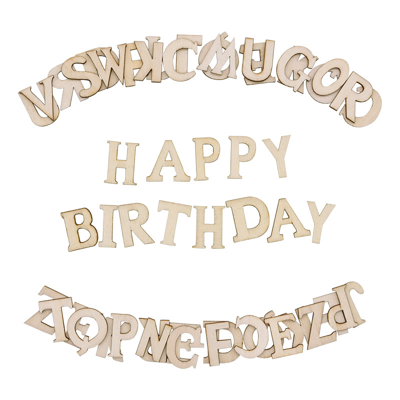 100pcs Letters Wooden Alphabet - đánh giá và giá Craft Embellishment