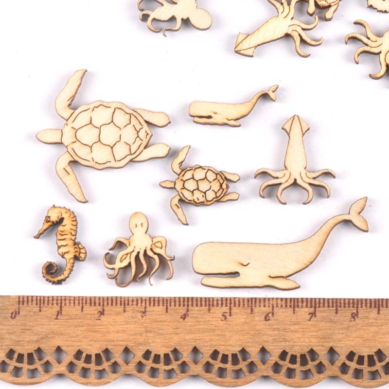 20 Chiếc 25-40Mm Rùa Biển/Ngan - đánh giá và giá Craft Embellishment