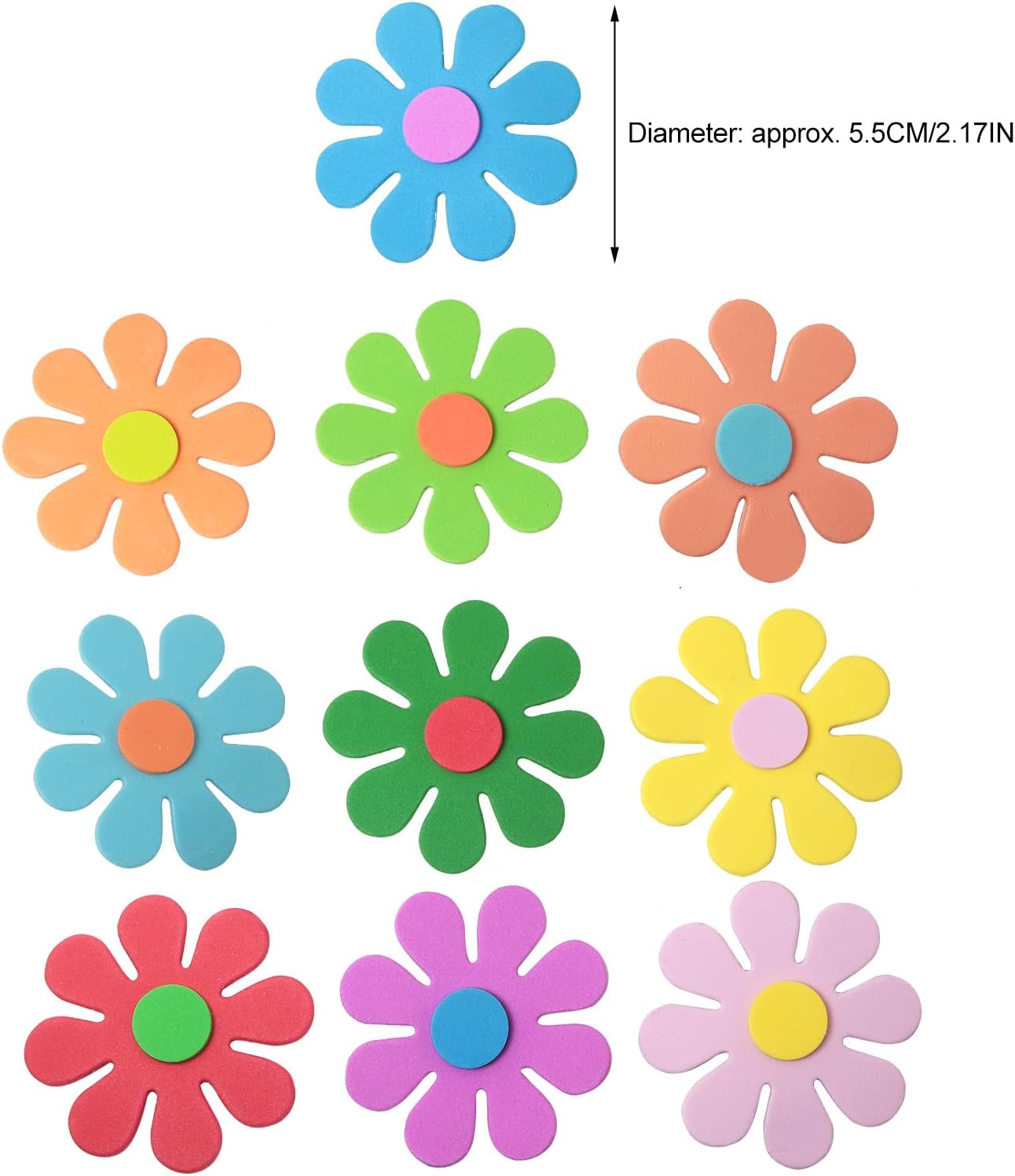3D flower foam stickers Spring - đánh giá và giá Craft Embellishment