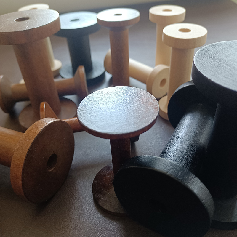 10Pcs/Set Vintage Natural Wood - đánh giá và giá Organza Ribbon Spool