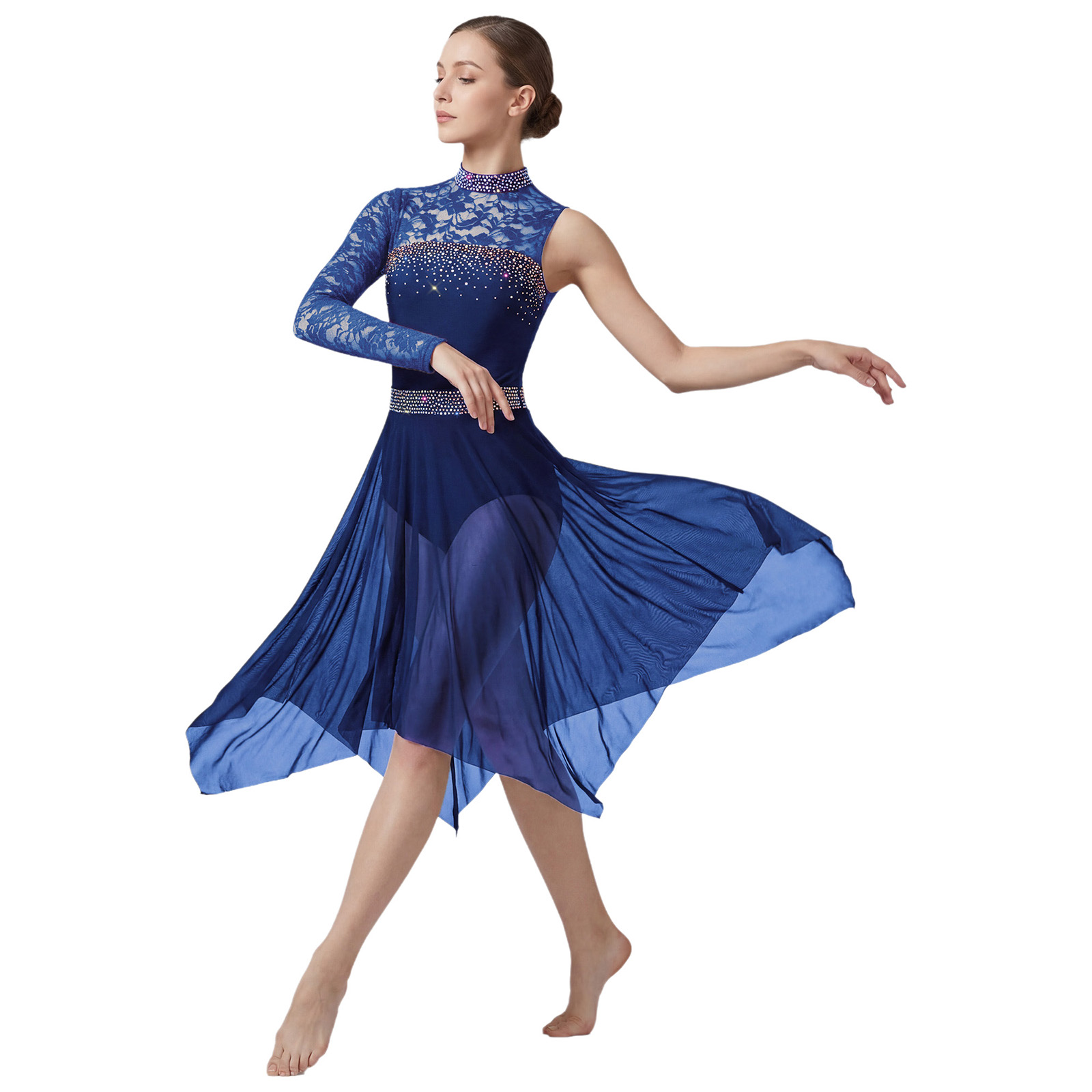 Women Lyrical Figure Skating D - đánh giá và giá Rhinestone Banding Trim