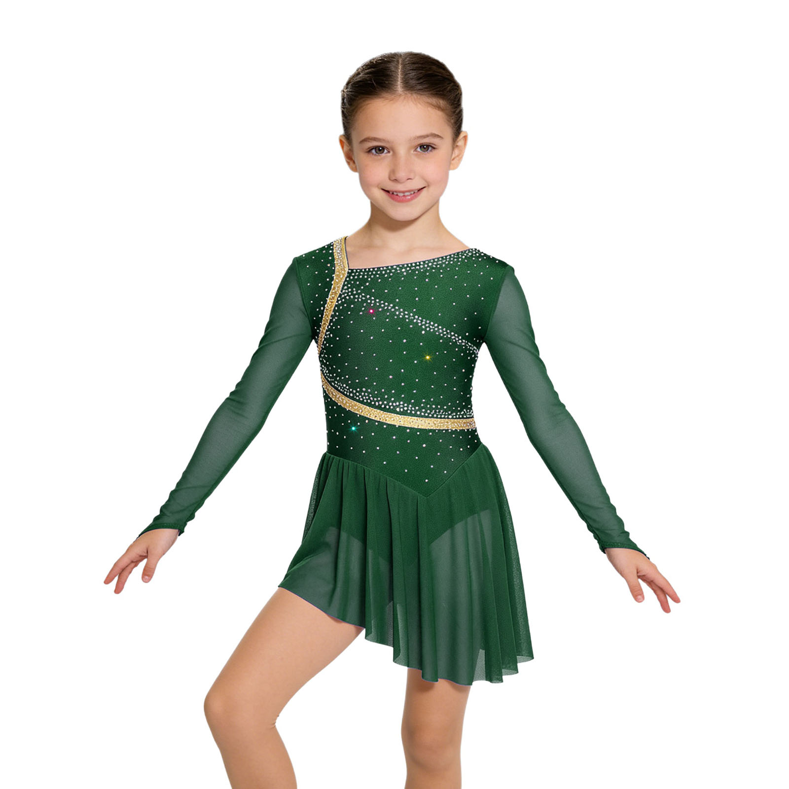 Kids Girls Figure Skating Lyri - đánh giá và giá Rhinestone Banding Trim