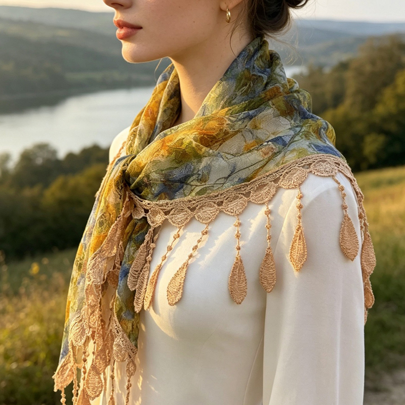 Vintage Floral Lace Hollow Tas - đánh giá và giá Tassel Fringe Trim