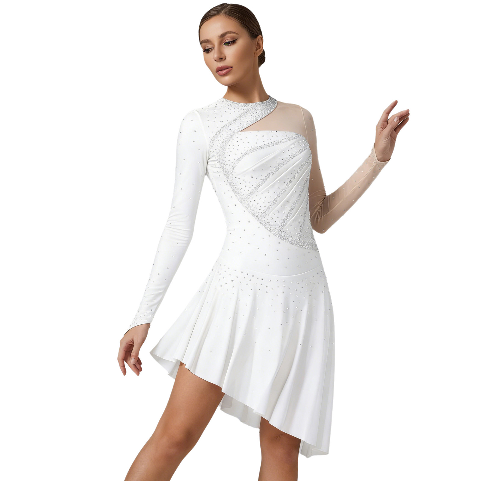 Women Ballet Lyrical Dance Fig - đánh giá và giá Rhinestone Banding Trim
