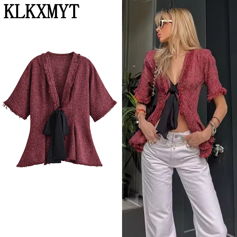 KLKXMYT Elegant Lace Up Women' - đánh giá và giá Tassel Fringe Trim
