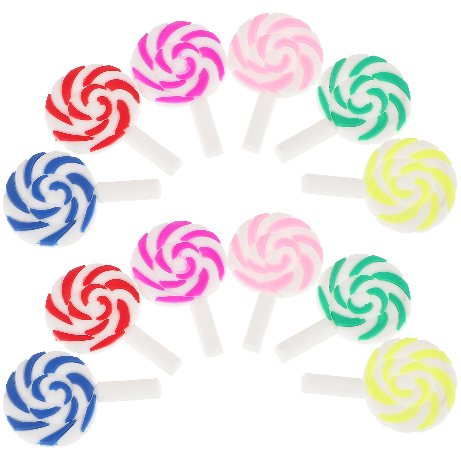 36Pcs Vibrant Rainbow Lollipop - đánh giá và giá Craft Embellishment