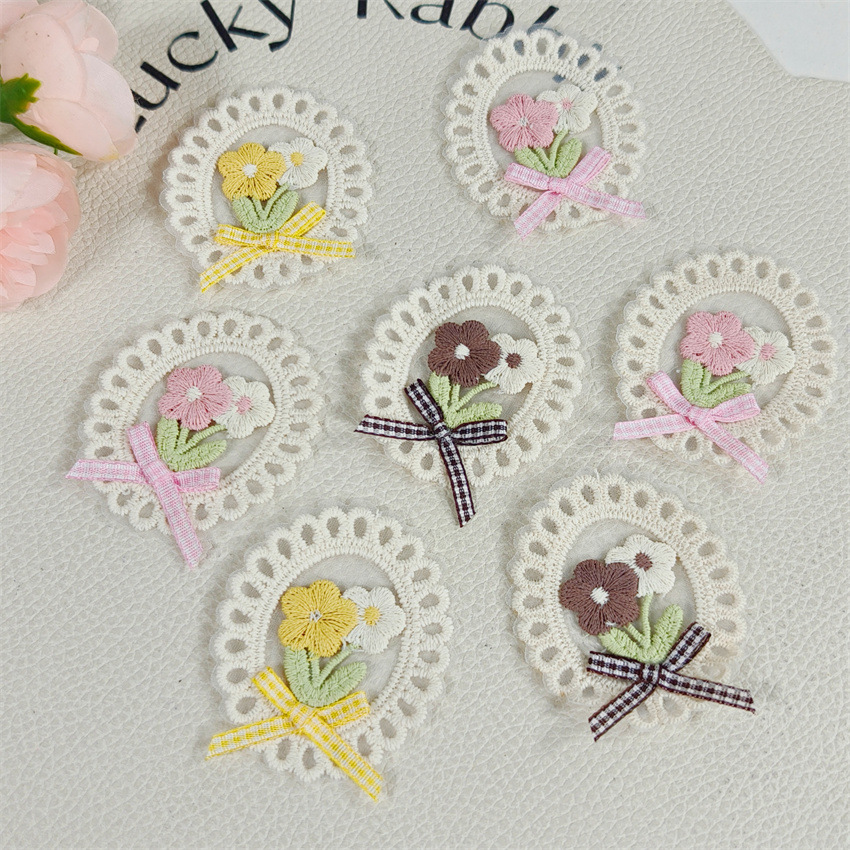10PCS New Spring Summer Fresh  - đánh giá và giá Applique Patch Flower