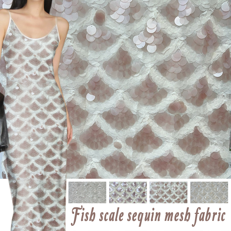 Mesh Base Cloth Sequin Embroid - đánh giá và giá Crystal Mesh Fabric
