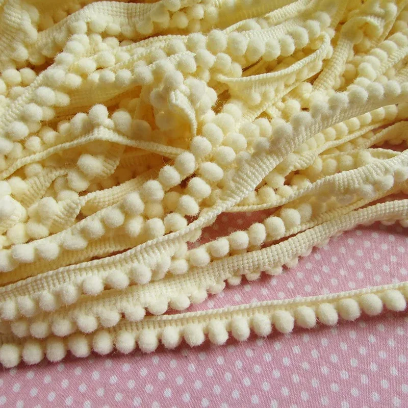 5/10 Yards Wool Ball Lace Frin - đánh giá và giá Lace Ribbon Trim