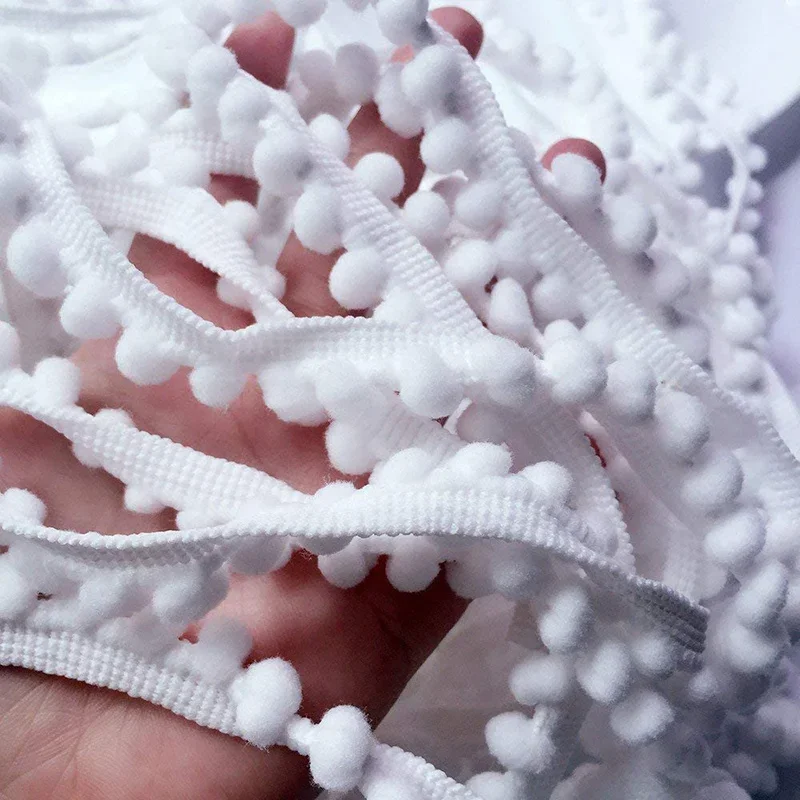 5/10 Yards Wool Ball Lace Frin - đánh giá và giá Lace Ribbon Trim