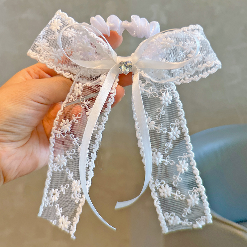 Elastic Hair Ties White Lace B - đánh giá và giá Tassel Fringe Trim