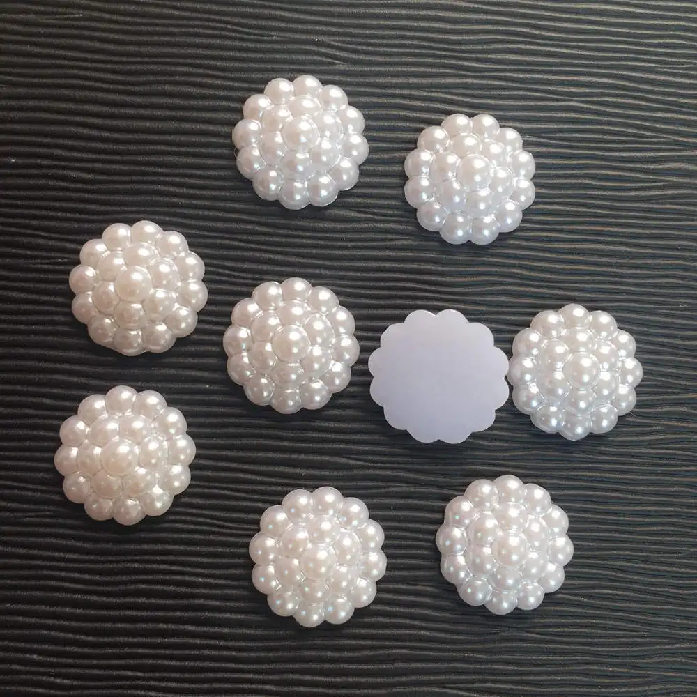 80pcs/lot  Flatback Pearl Chri - đánh giá và giá Embellishment Glue Craft