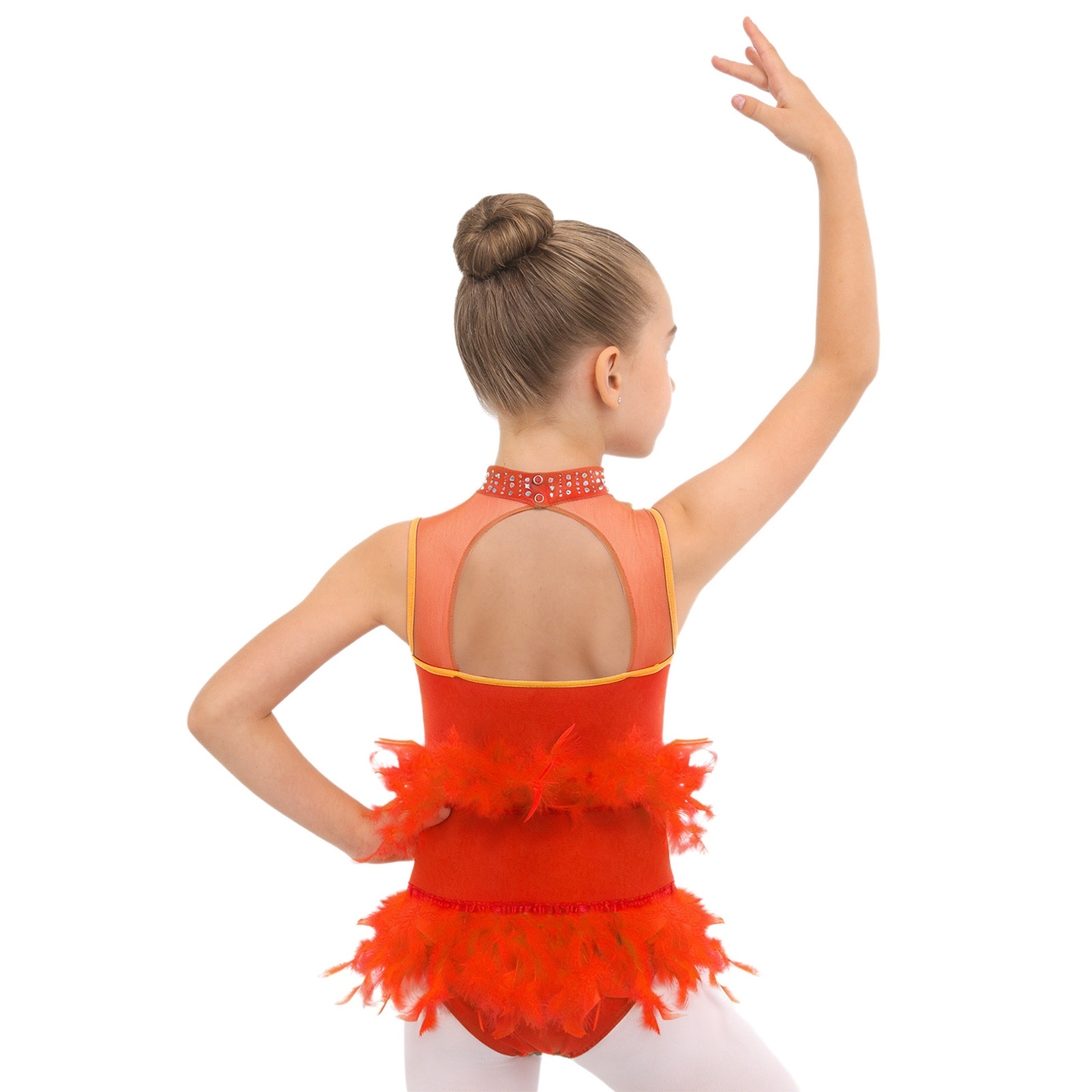 Kids Girls Latin Ballet Dance  - đánh giá và giá Rhinestone Banding Trim
